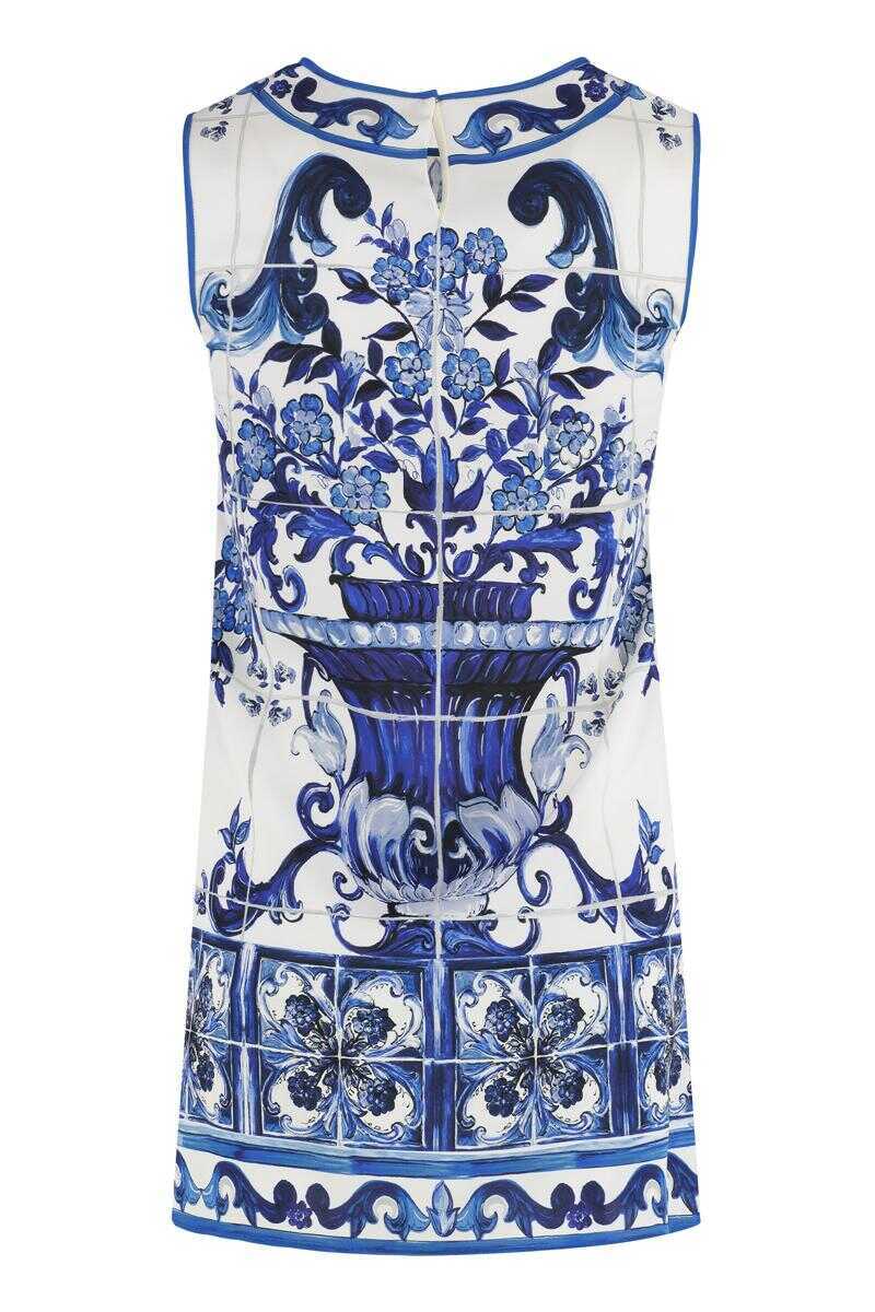 Topuri Dolce & Gabbana Dolce & Gabbana Printed Silk Top MULTICOLOR Femei (BM 19372203) 2