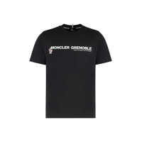Tricouri Moncler Grenoble T-Shirt Crew Neck In Cotton Barbati