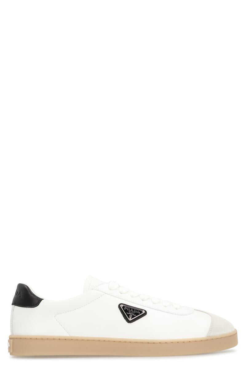 Sneakers Prada Prada Lane Leather Low-Top Sneakers WHITE Barbati (BM 19372266) 1