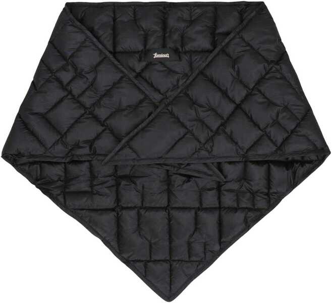 Esarfe Herno Herno Laminar Scarf In Quilted Ripstop Black Barbati (BM 19372359) 2