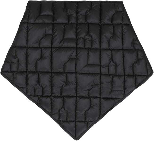 Esarfe Herno Herno Laminar Scarf In Quilted Ripstop Black Barbati (BM 19372359) 3