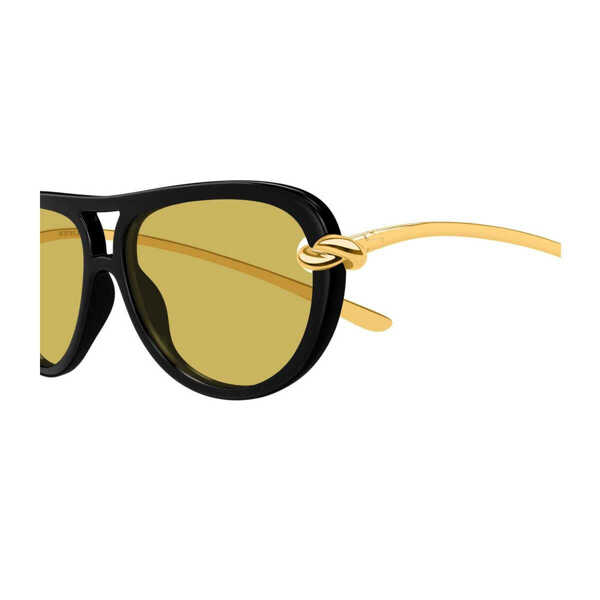 Ochelari de soare Bottega Veneta Bottega Veneta Bv1418S Signature Icons Sunglasses Black Femei (BM 19372629) 3