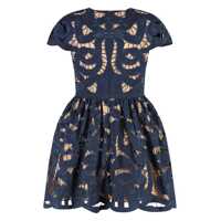 Rochii Self-Portrait Dama - Rochii Self-Portrait Self-Portrait Embroidered Mini Dress BLUE Femei (BM 19372671) - B-mall.ro