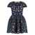 Self-Portrait Self-Portrait Embroidered Mini Dress BLUE
