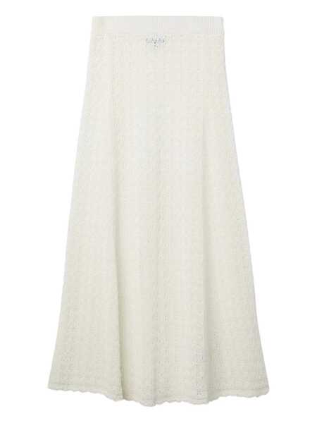 Fuste Ganni Ganni Skirts WHITE Femei (BM 19372767) 2