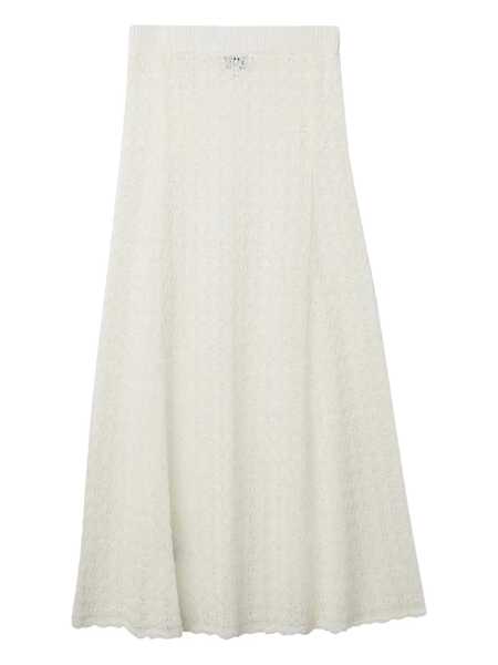 Fuste Ganni Ganni Skirts WHITE Femei (BM 19372767) 1