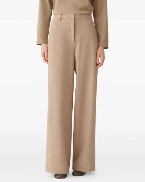 Pantaloni casual Fabiana Filippi Pants Spoleto BEIGE Femei (BM 19373282) 3
