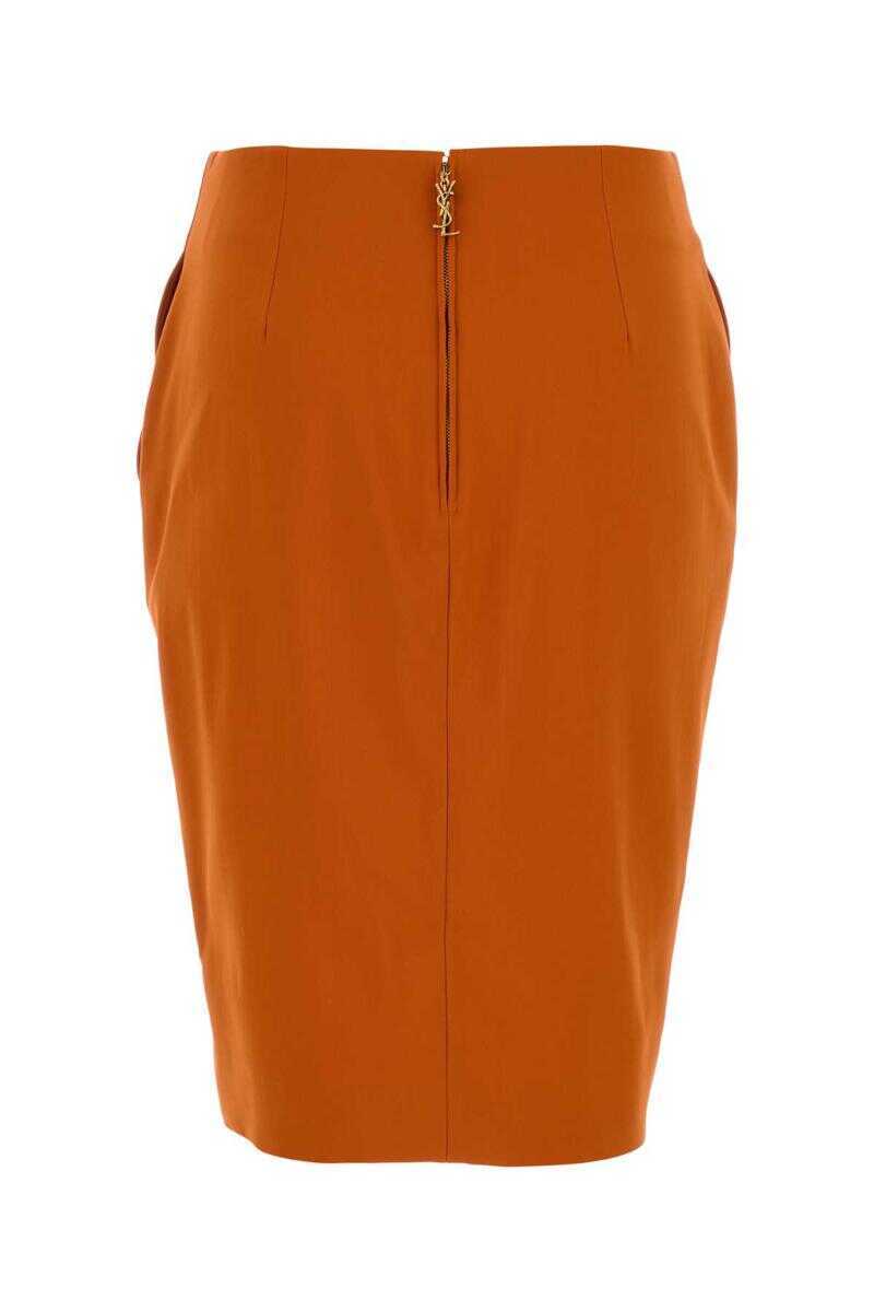 Fuste Saint Laurent Saint Laurent Skirts ORANGE Femei (BM 19375632) 2