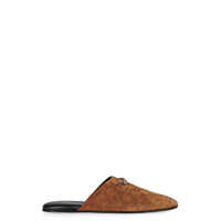 Sandale Gucci Sabot In Suede Femei