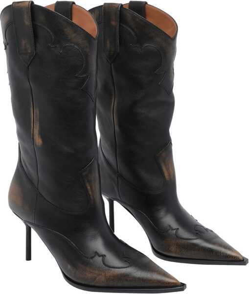 Incaltaminte Paris Texas Lidia Western Boots BLACK Femei (BM 19375742) 2
