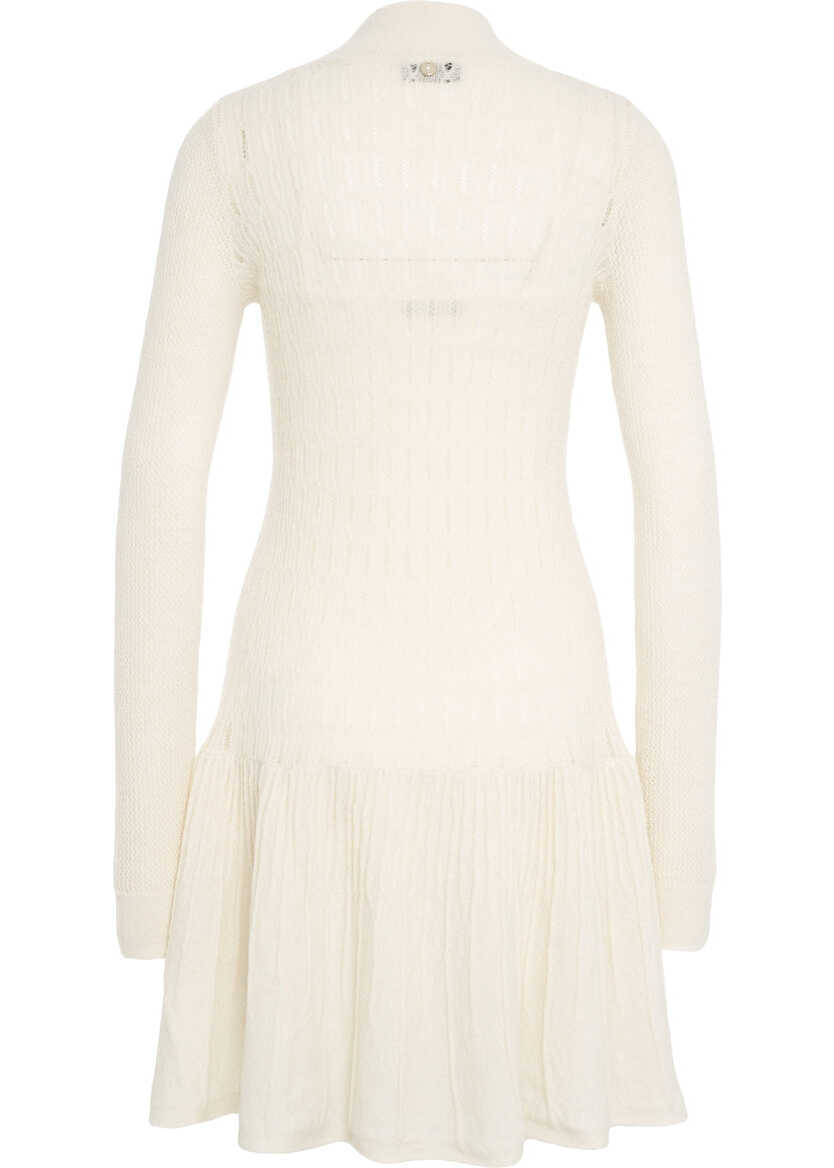 Rochii scurte Liu Jo Knit dres White Femei (BM 19375775) 3