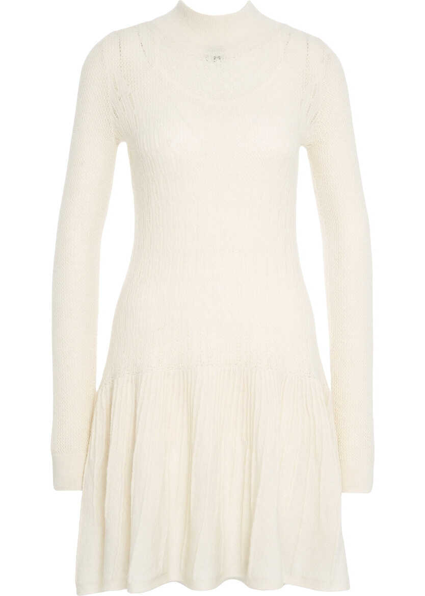 Rochii scurte Liu Jo Knit dres White Femei (BM 19375775) 1