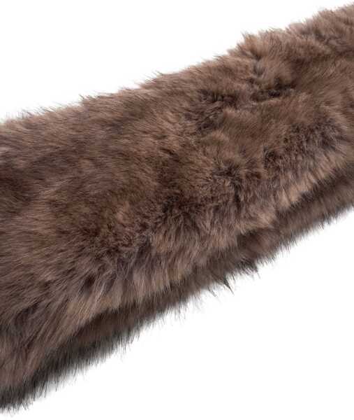 Esarfe STAND STUDIO Faux fur scarf Lone Brown Femei (BM 19375781) 4