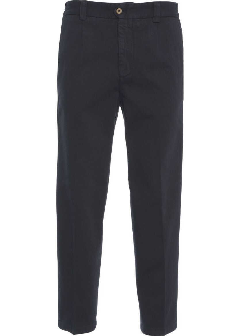 Pantaloni casual Briglia Pleated pants Portofino Blue Barbati (BM 19375829) 2