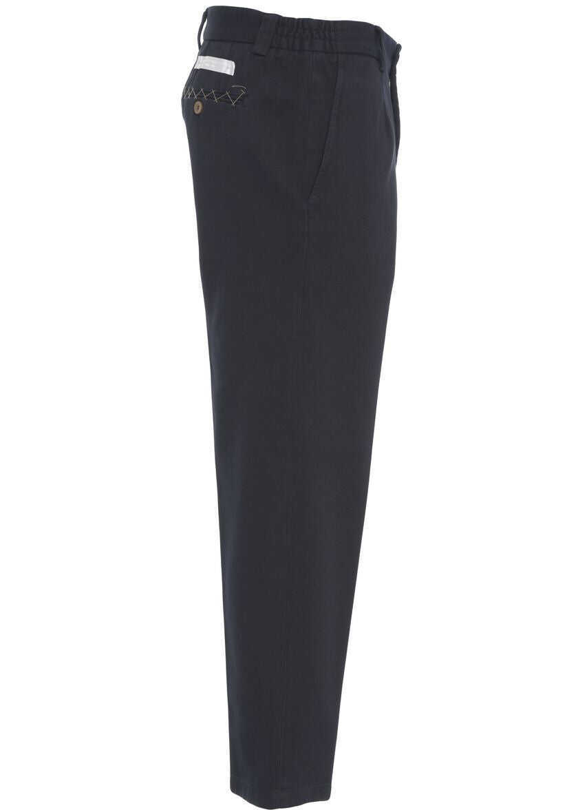 Pantaloni casual Briglia Pleated pants Portofino Blue Barbati (BM 19375829) 3