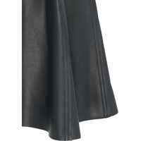 Rochii scurte Dama - Rochii scurte NORMA KAMALI Mini dress in faux leather Black Femei (BM 19375841) - B-mall.ro