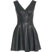 Rochii scurte Mini dress in faux leather Femei