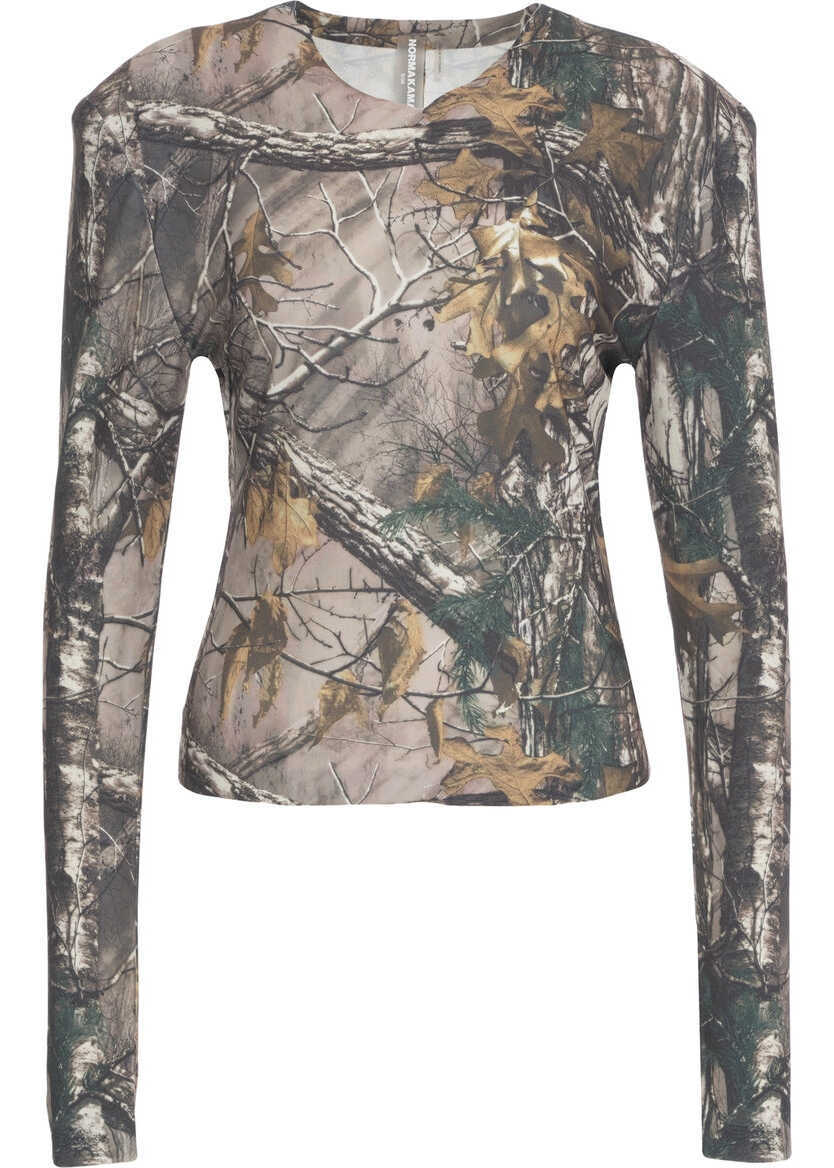 Maiouri NORMA KAMALI Longsleeve top with print Multicolor Femei (BM 19375844) 1