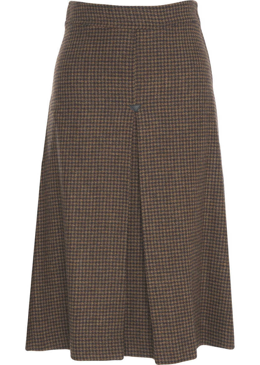 Fuste lungi Department Five Midi skirt Float Brown Femei (BM 19375847) 2