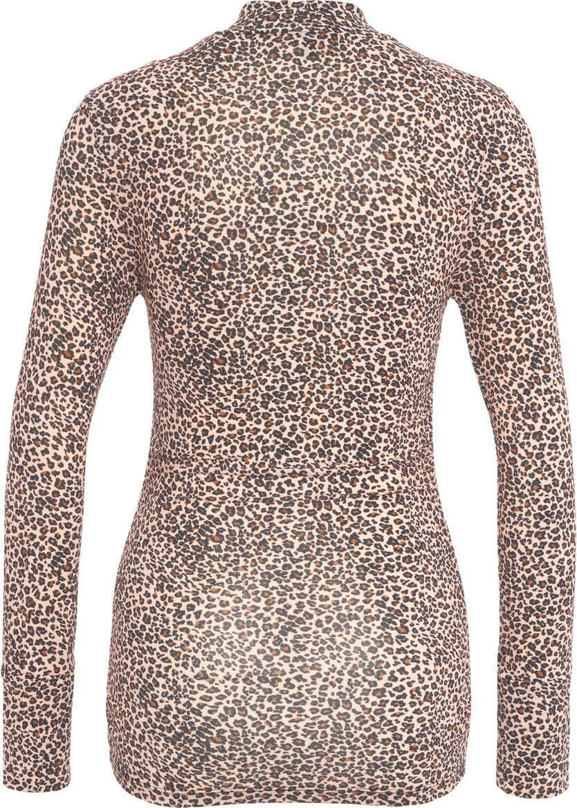 Maiouri Farmrio Top with animal print Brown Femei (BM 19375853) 3