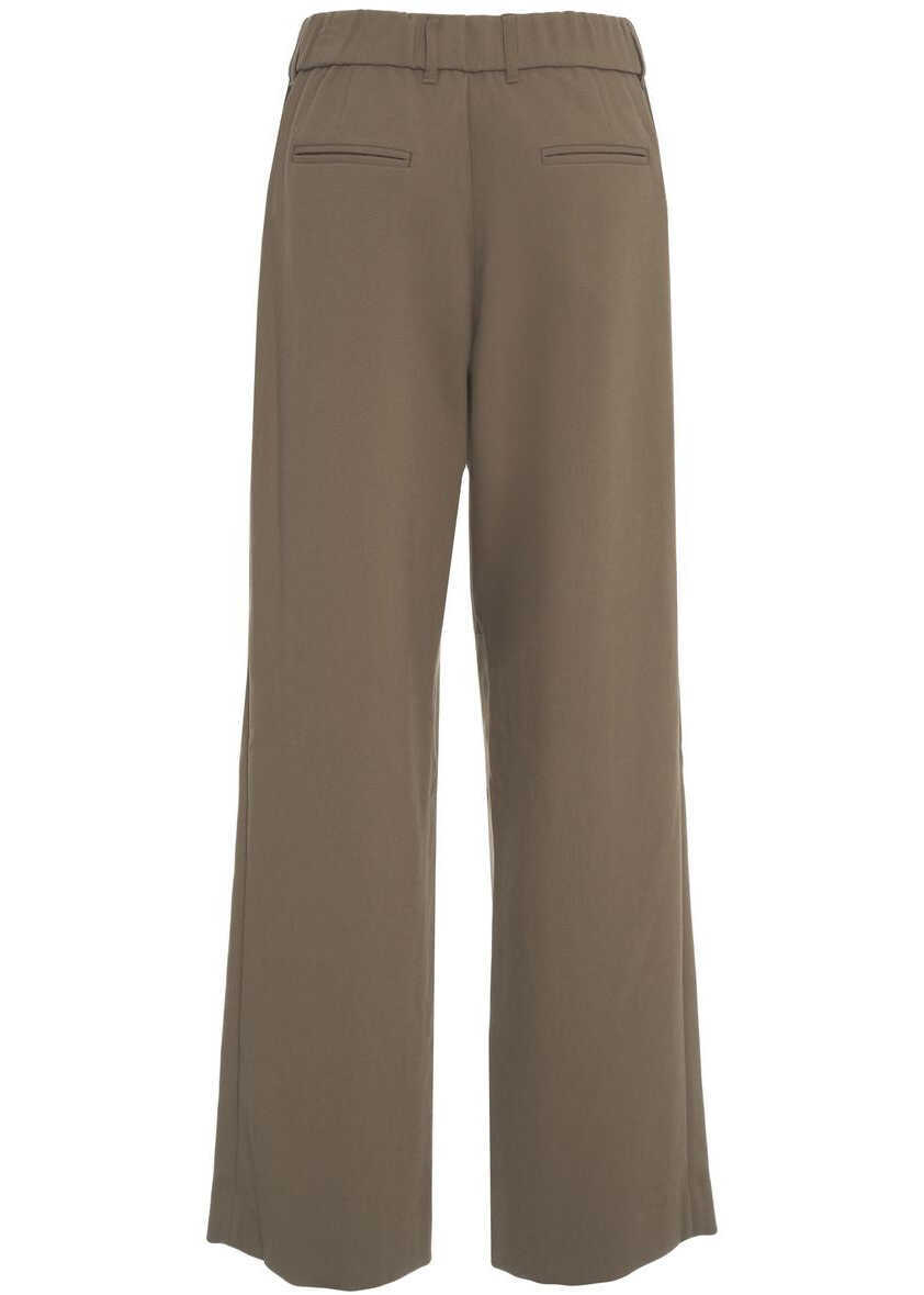 Pantaloni casual STAUD Pants Jerome Olive Femei (BM 19375868) 4