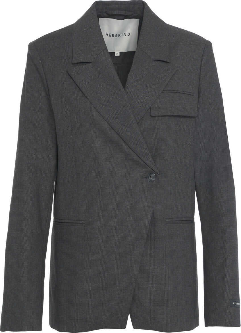 Sacouri Herskind Blazer Oprah Grey Femei (BM 19375892) 2