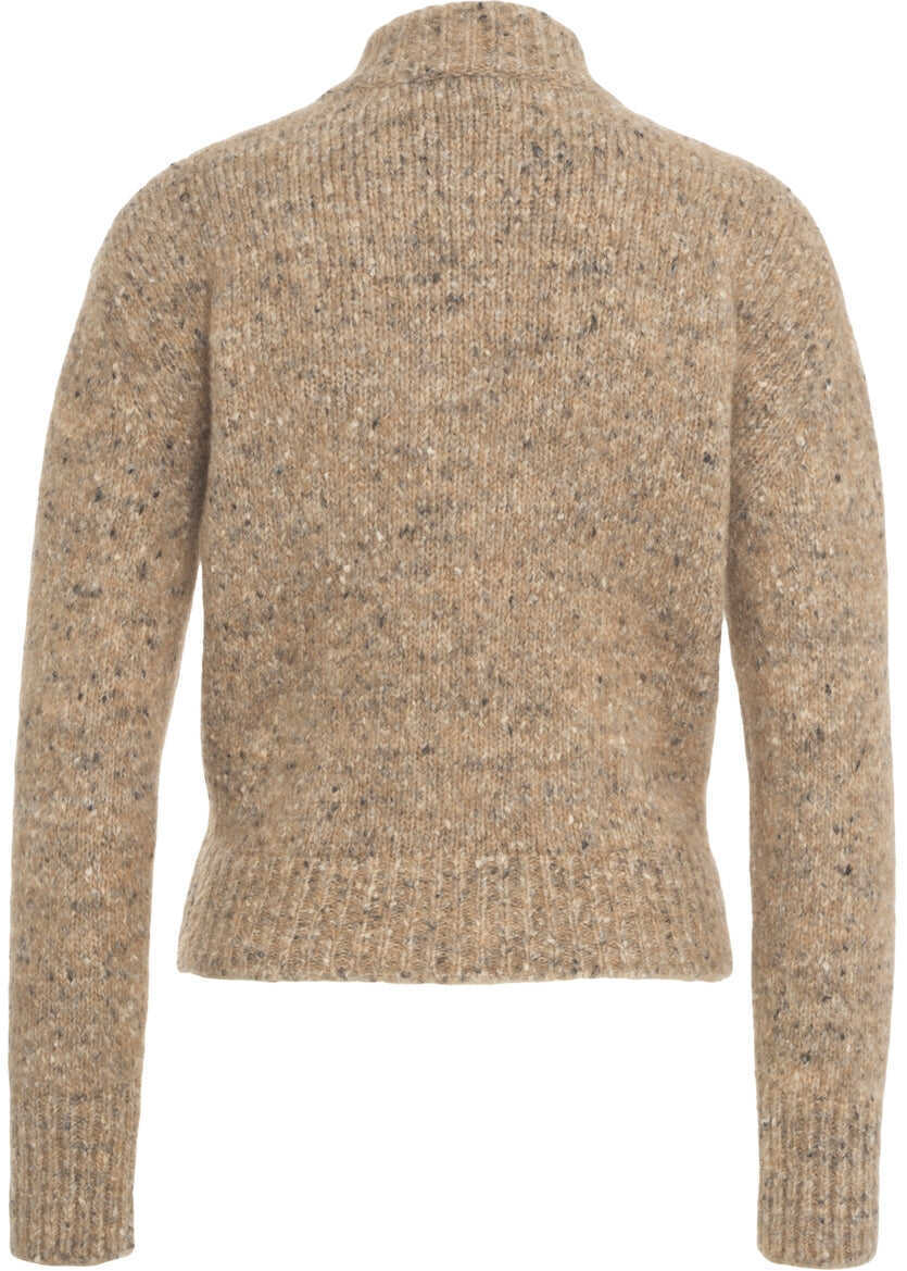 Cardigane MVM Cardigan with zipper Beige Femei (BM 19375895) 3