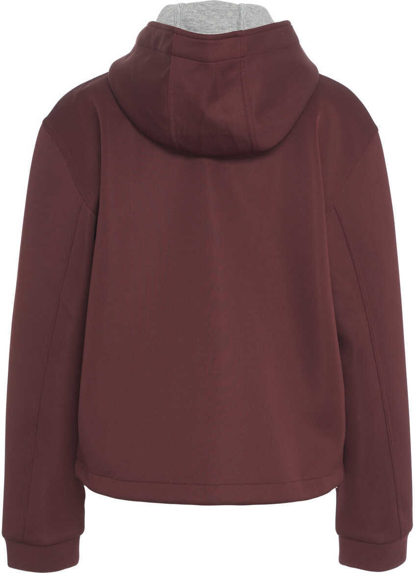 Jachete Pinko Hooded jacket with appliques Red Femei (BM 19375901) 3