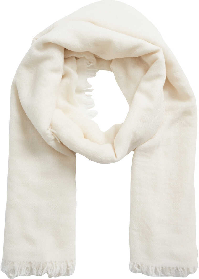 Esarfe Codello Scarf with fringe details White Femei (BM 19375910) 2