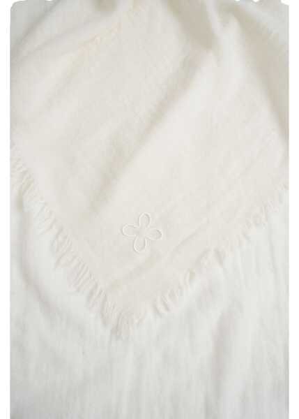 Esarfe Codello Scarf with fringe details White Femei (BM 19375910) 3