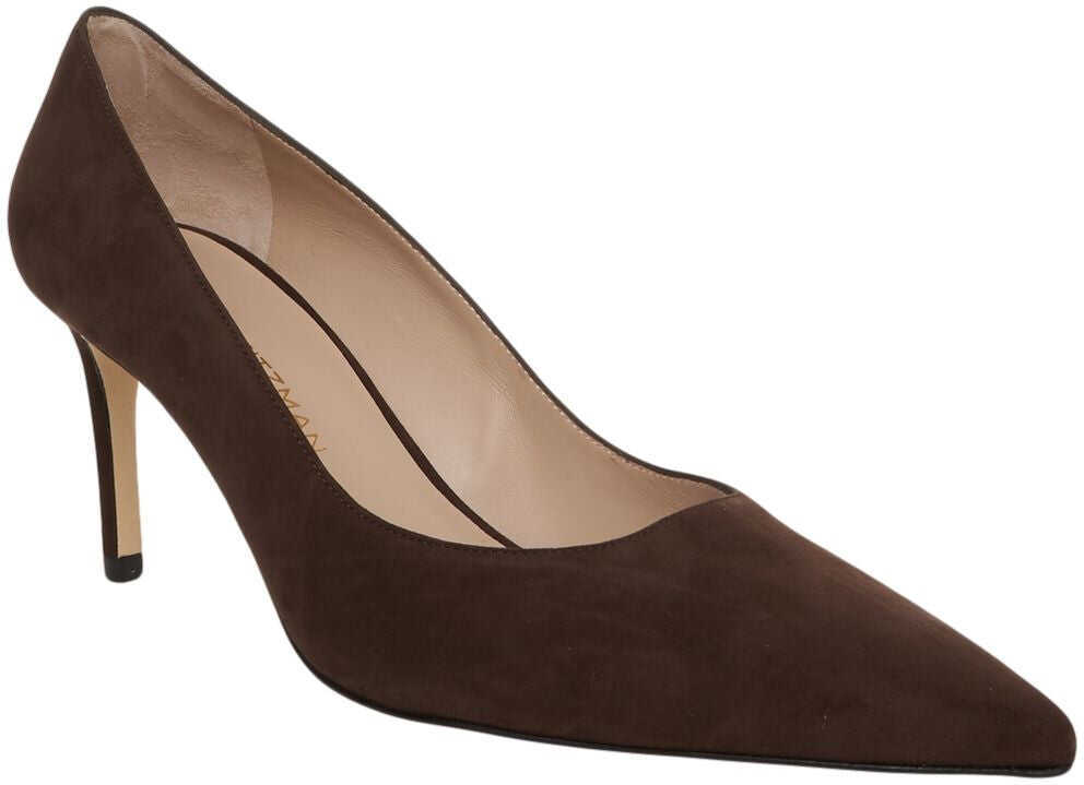 Pantofi cu toc Stuart Weitzman Suede pumps Brown Femei (BM 19375934) 3