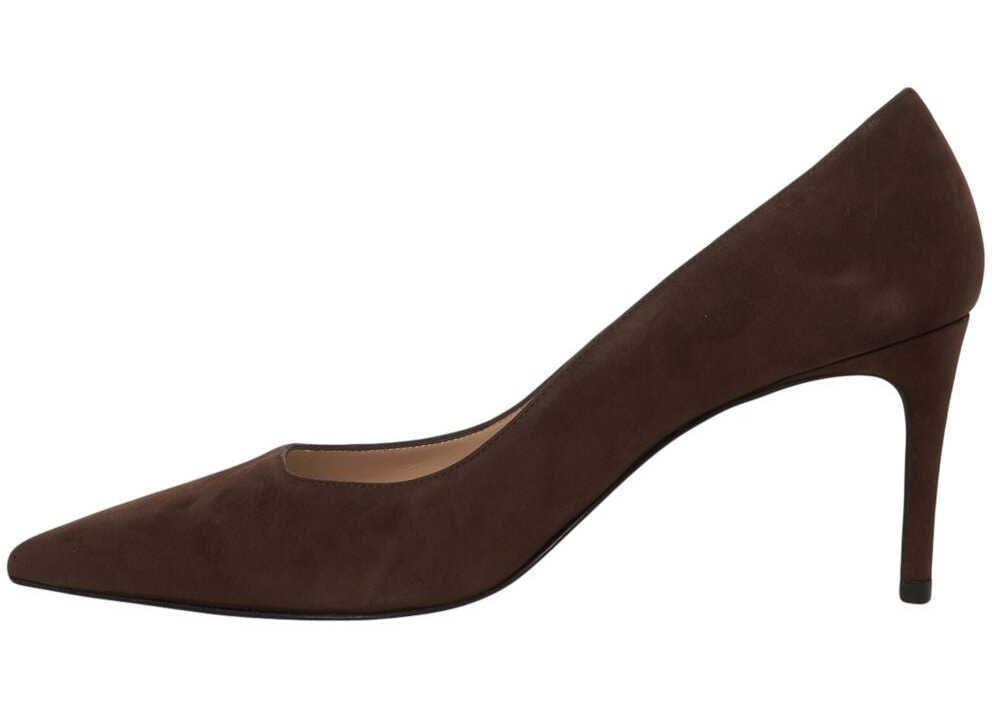 Pantofi cu toc Stuart Weitzman Suede pumps Brown Femei (BM 19375934) 4