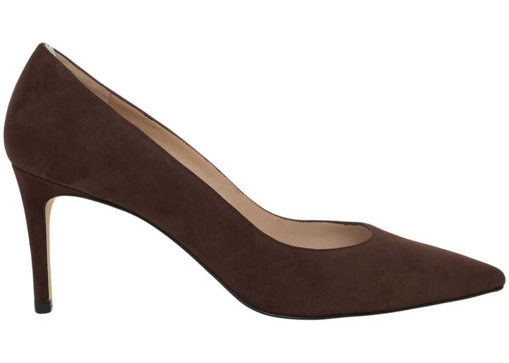 Pantofi cu toc Stuart Weitzman Suede pumps Brown Femei (BM 19375934) 1