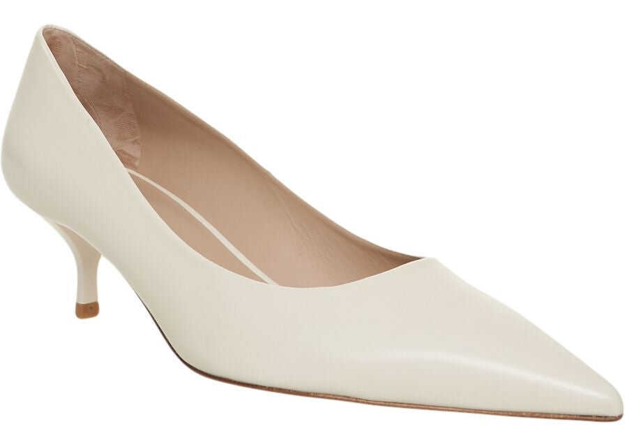Pantofi cu toc Stuart Weitzman Smooth leather pumps White Femei (BM 19375958) 3