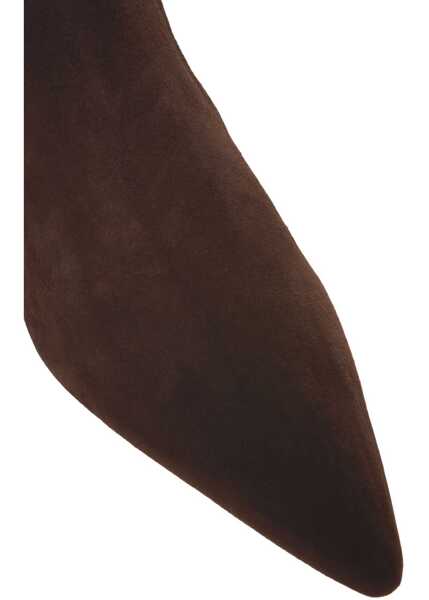 Cizme de iarna Stuart Weitzman Suede ankle boots Brown Femei (BM 19375964) 5