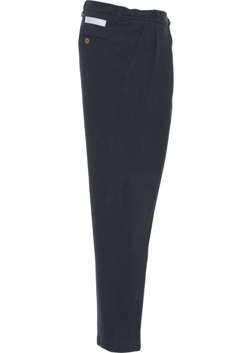 Pantaloni casual Briglia Pleated pants Portobello Blue Barbati (BM 19375967) 3