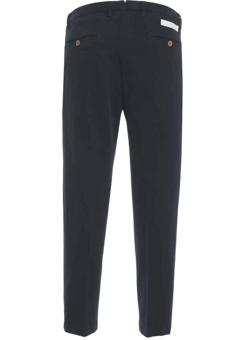 Pantaloni casual Briglia Pleated pants Portobello Blue Barbati (BM 19375967) 4