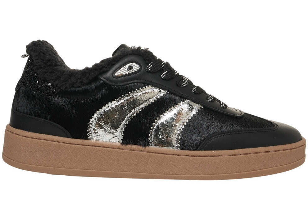 Sneakers Crime London Pony hair sneakers Black Femei (BM 19376150) 2