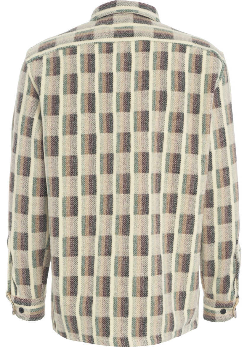 Jachete Portuguese Merino wool Overshirt Multicolor Barbati (BM 19376159) 3