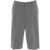 Liu Jo White Bermuda shorts with pleats Grey