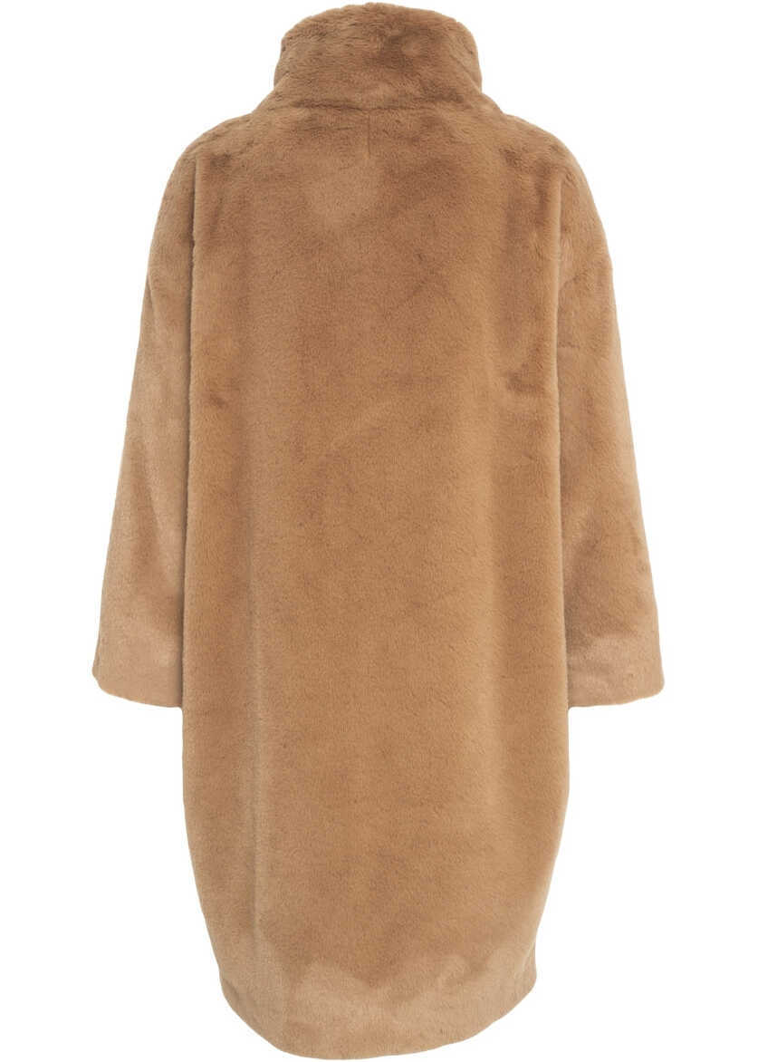 Paltoane Herno Faux fur coat Brown Femei (BM 19376177) 4