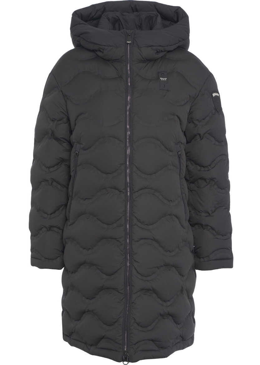 Paltoane Blauer Quilted down coat Black Femei (BM 19376180) 2