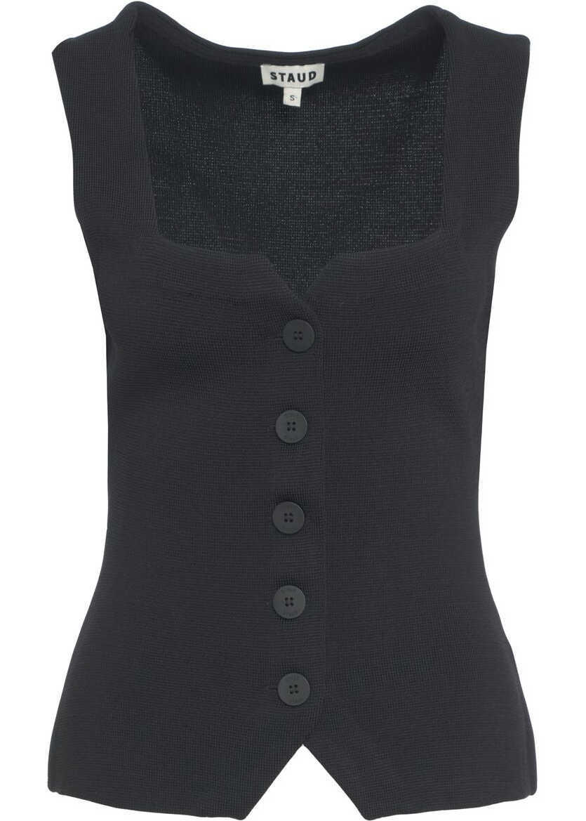 Maiouri STAUD Knit top Marisa Black Femei (BM 19376201) 2