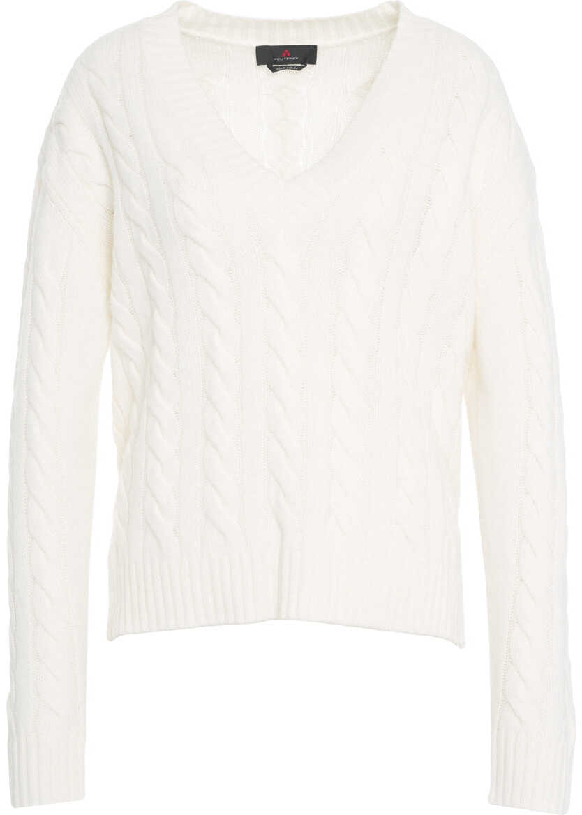 Pulovere Peuterey Cable knit sweater Lapierre White Femei (BM 19376210) 2
