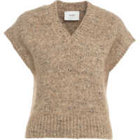 Pulovere Knit sweater with V-neck Femei