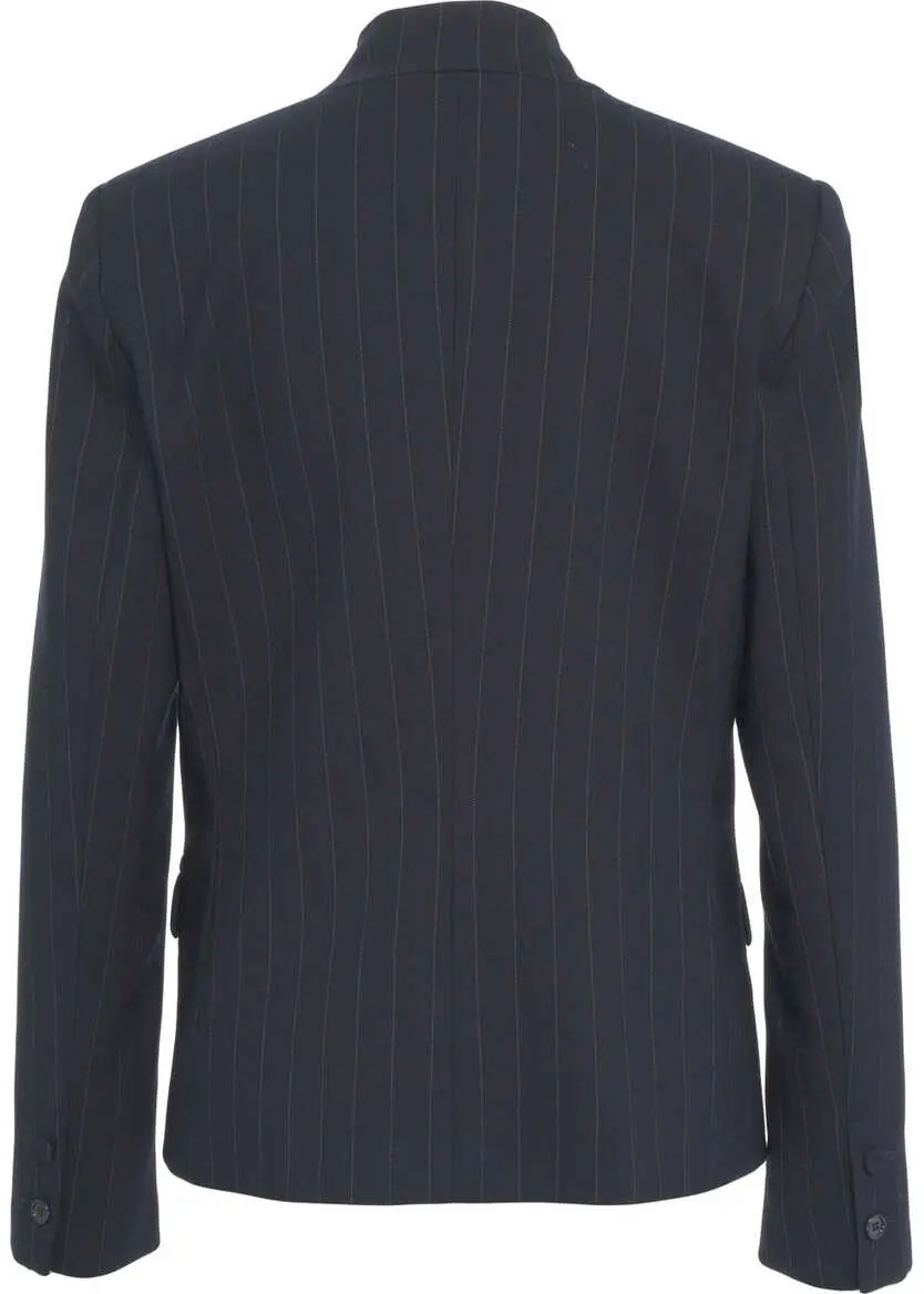 Sacouri Pinko Pinstripe blazer Blue Femei (BM 19376216) 3