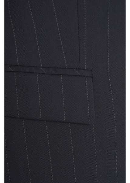 Sacouri Pinko Pinstripe blazer Blue Femei (BM 19376216) 5