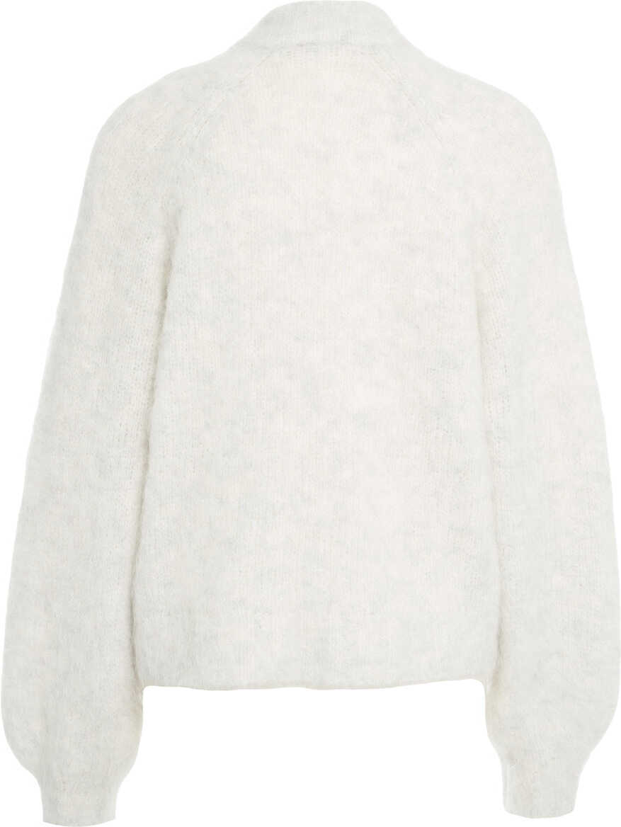 Pulovere casual American Vintage Knit bomber White Femei (BM 19376231) 3