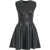 NORMA KAMALI Faux leather mini dress Black