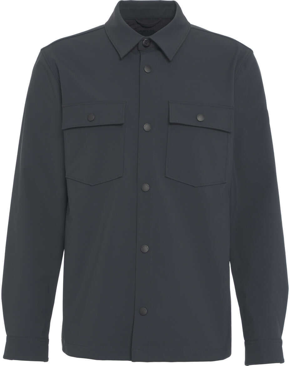 Jachete AlphaTauri Overshirt Black Barbati (BM 19376249) 2